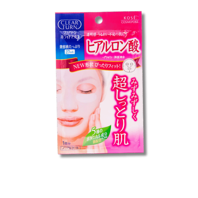 Kose-Clear-Turn-White Hyaluronic-Acid-Mask