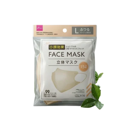 15 beige L-size Daiso 3D Face Masks